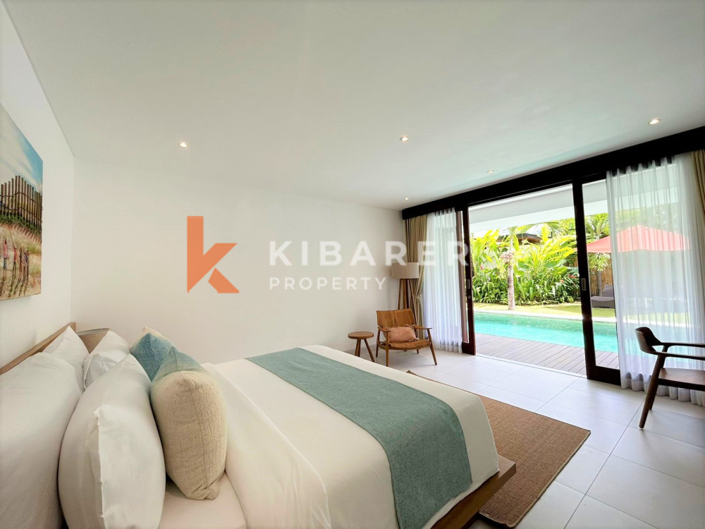 Beautiful Three Bedroom Enclosed Living Room Villa Situated in Seminyak (Available Middle of July 2024)