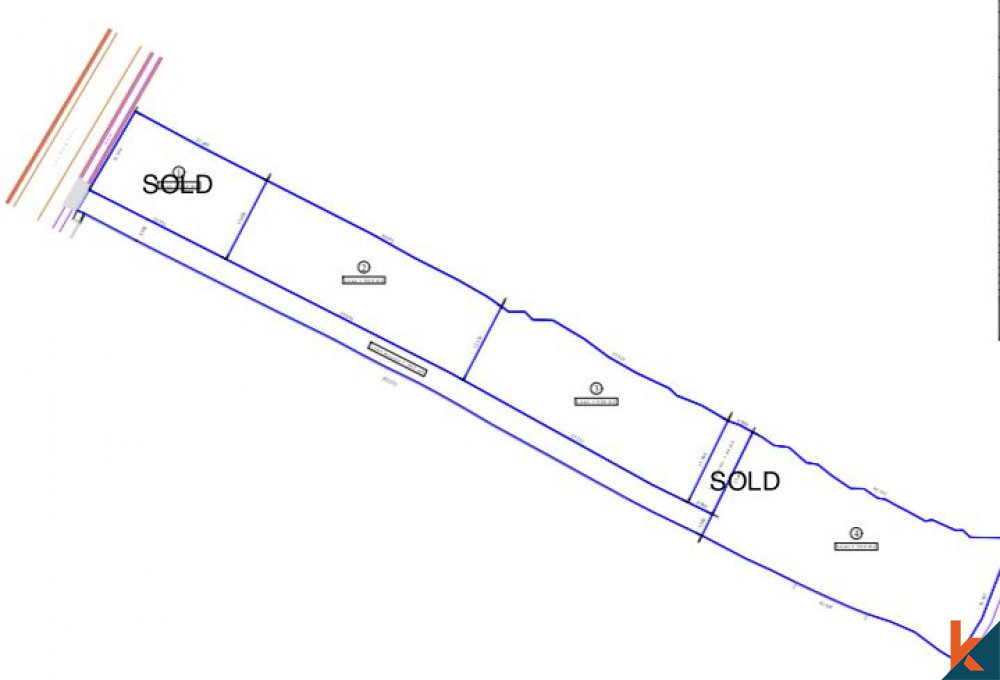 Walking Distance Small Plot in Cemagi Area