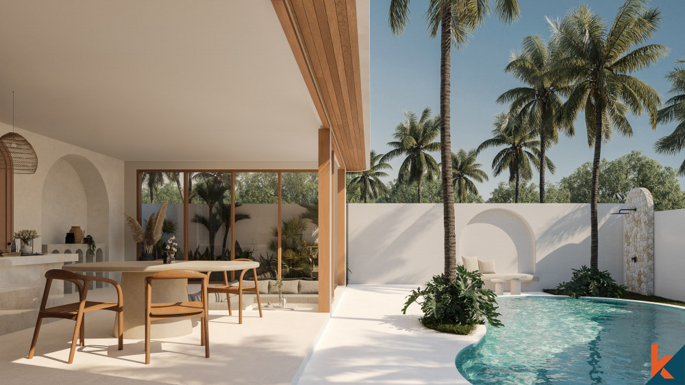 Prochaine villa avec deux chambres et une ambiance tropicale à Tumbak Bayuh à vendre