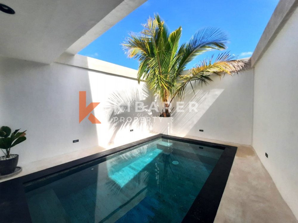 Nouvelle belle villa fermée de trois chambres située à Canggu