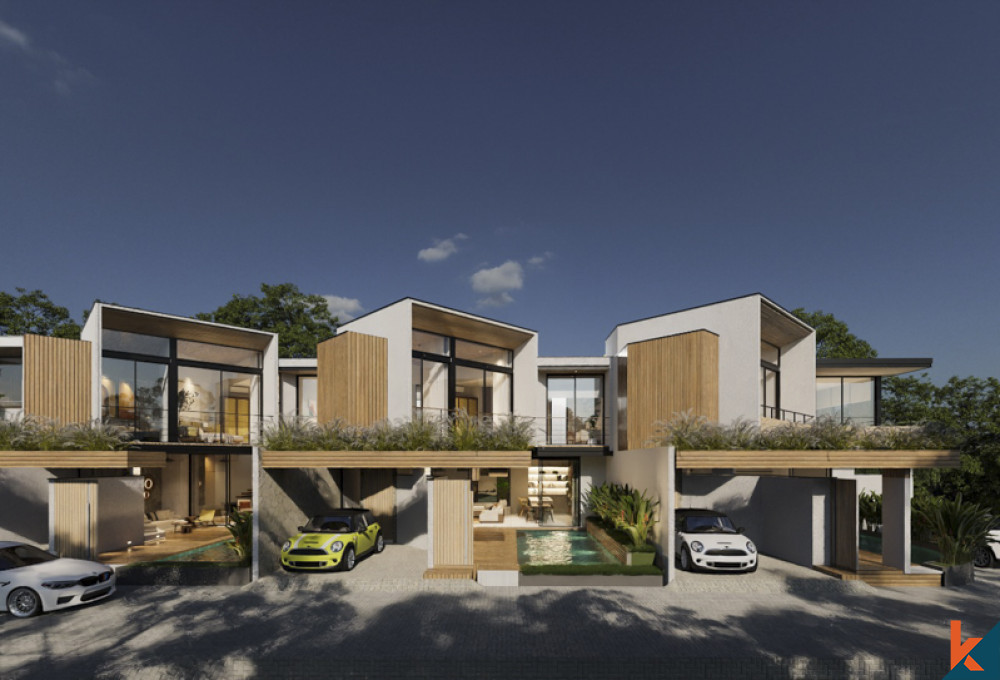 Upcoming Modern Three Bedrooms Villas for Lease in Canggu