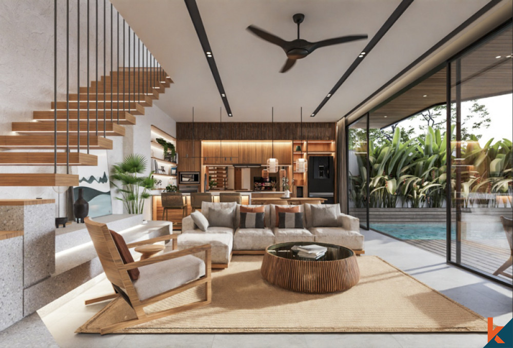 Upcoming Modern Three Bedrooms Villas for Lease in Canggu