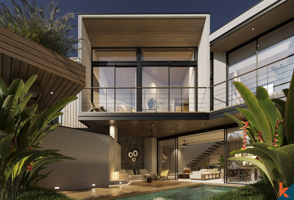 Upcoming Modern Three Bedrooms Villas for Lease in Canggu