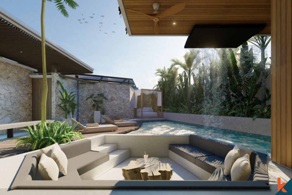 Upcoming Modern Four Bedrooms Villa in Canggu