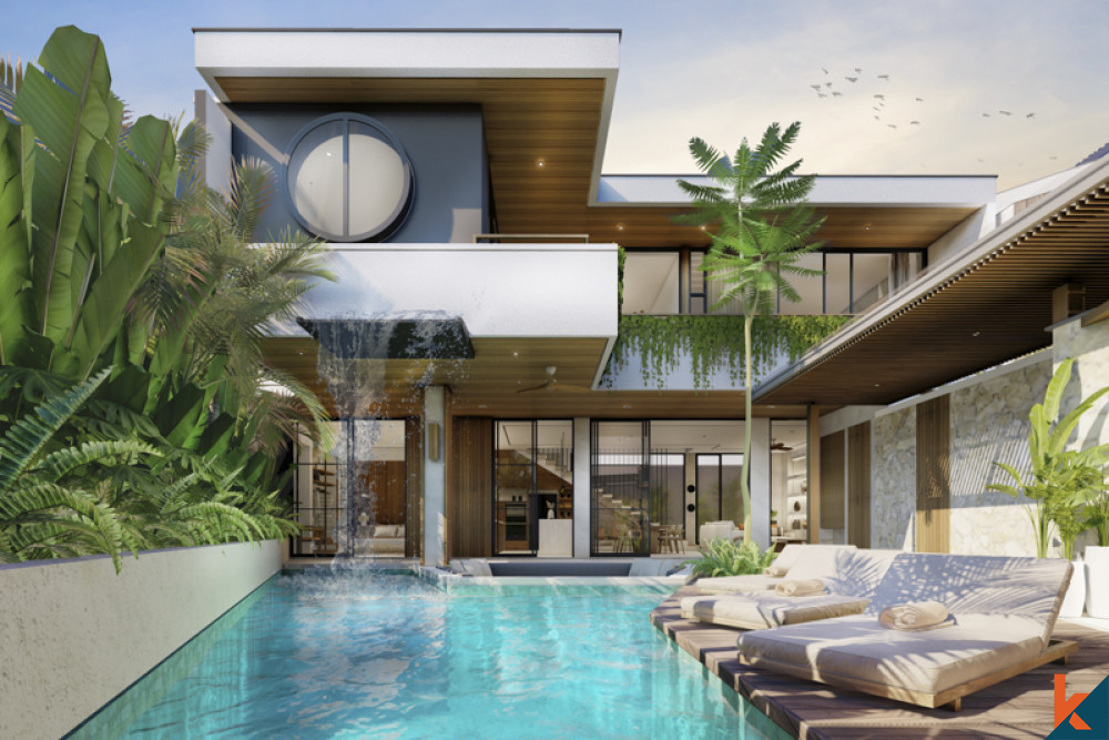 Upcoming Modern Four Bedrooms Villa in Canggu