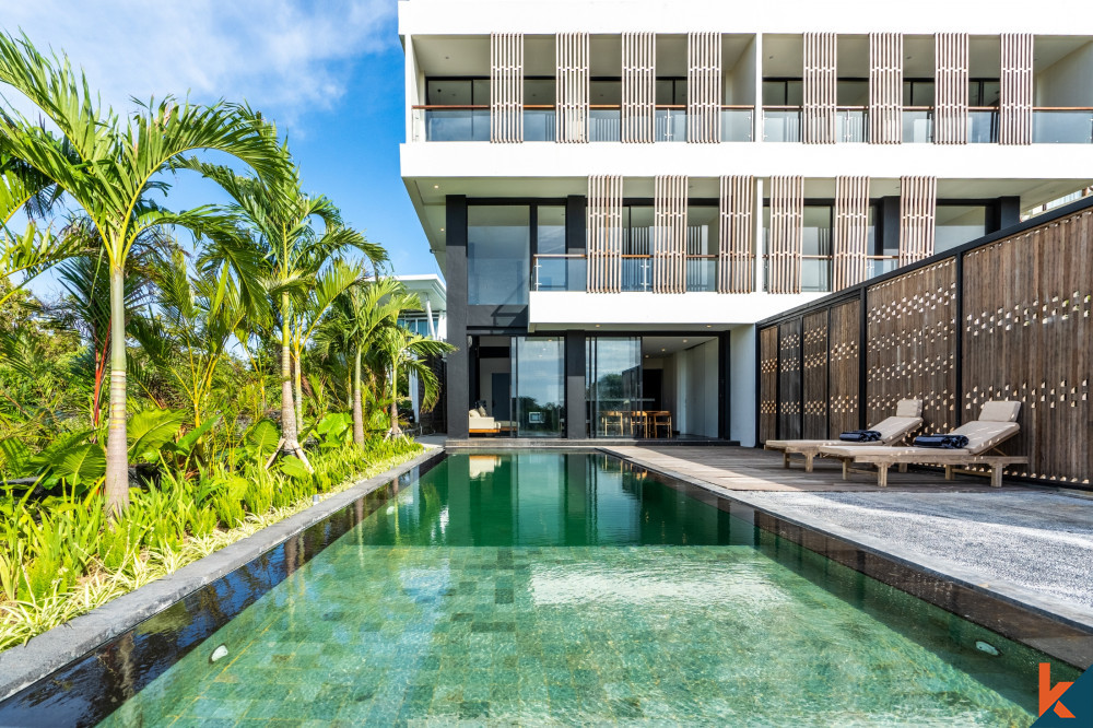 Belle villa de 3 chambres en pleine propriété avec vue panoramique sur la mer à Jimbaran à vendre