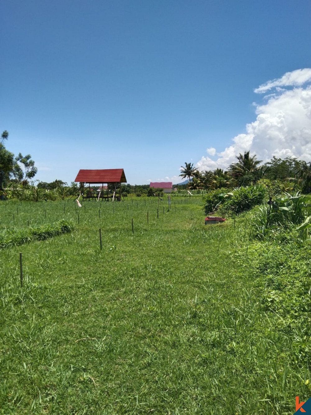 Terrain exquis de 4 Are avec vue imprenable à Lombok à vendre