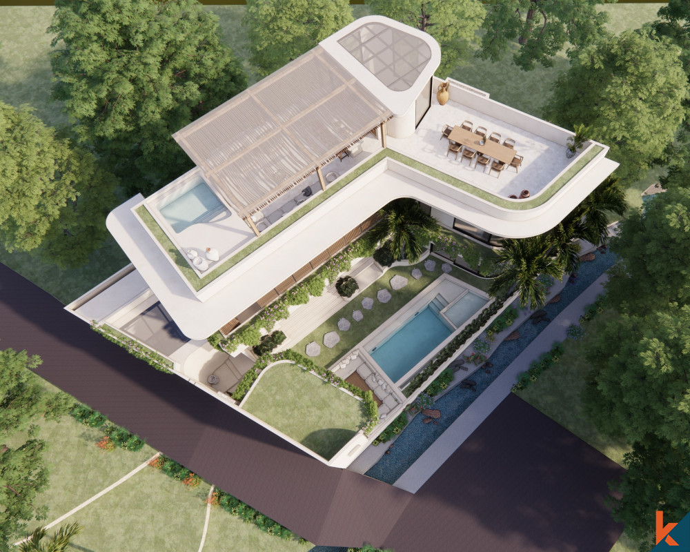 Upcoming Mediterranean Style Four Bedrooms Villa in Canggu