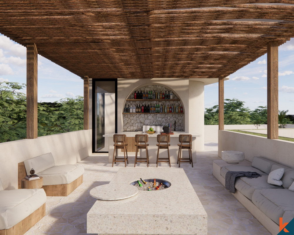 Villa de quatre chambres de style méditerranéen à venir à Canggu