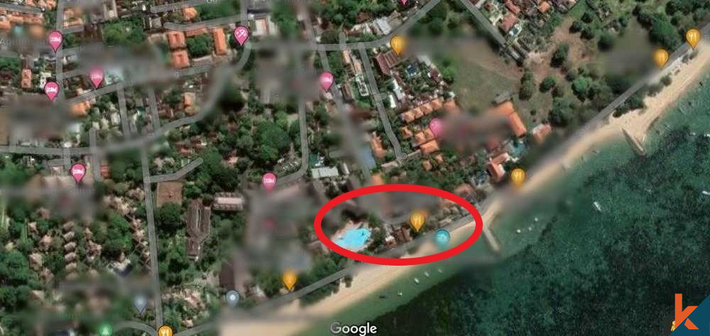Rare Freehold Small Beach Front Land In Sanur