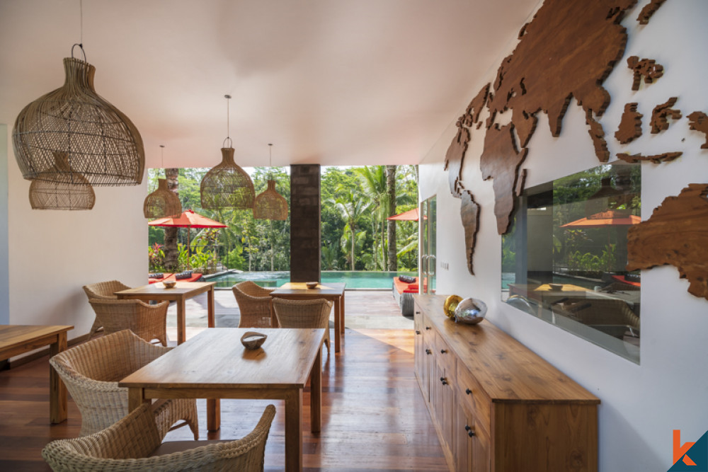 Luxury Lodge With Jungle and Rice Fields View for Lease in Ubud