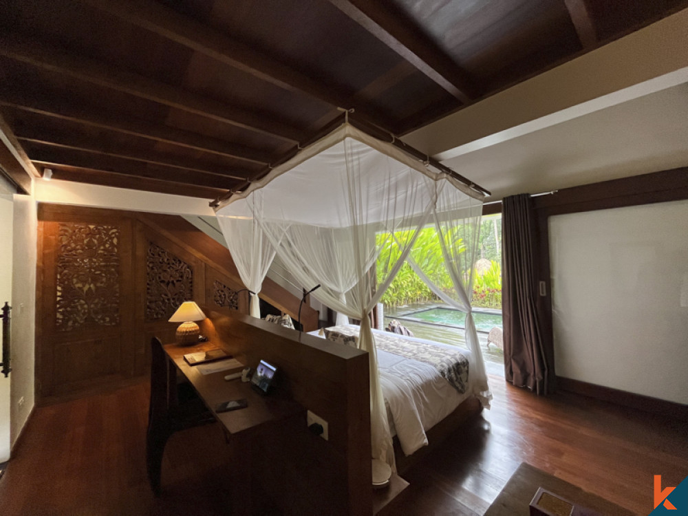 Lodge de luxe avec vue sur la jungle et les rizières à louer à Ubud