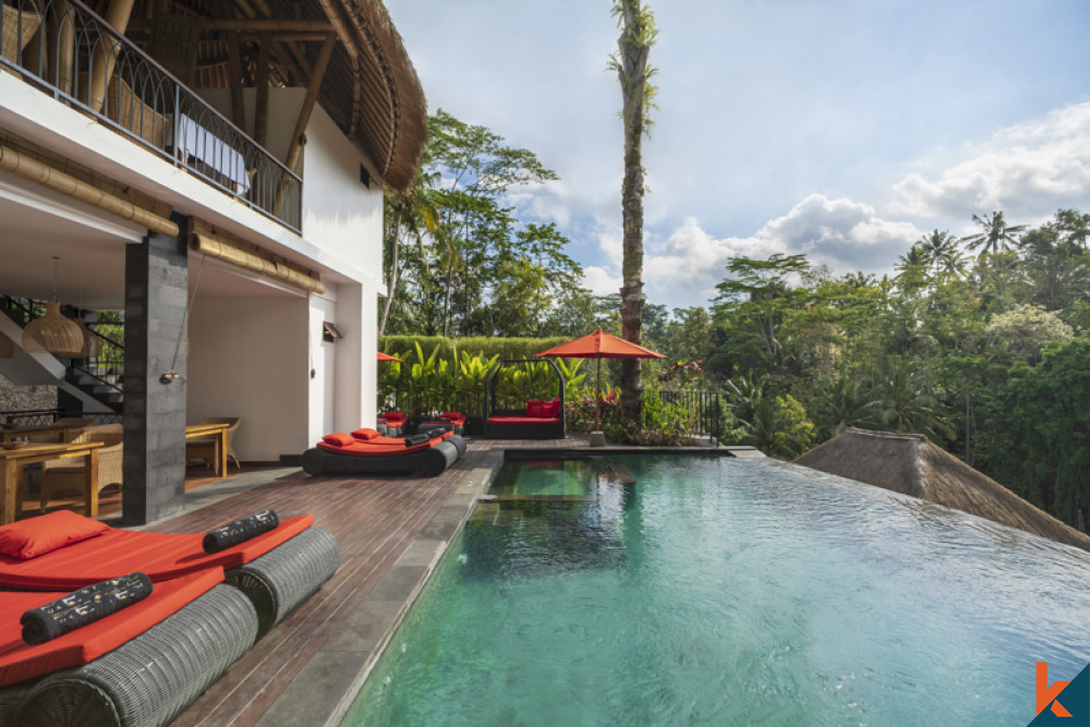 Luxury Lodge With Jungle and Rice Fields View for Lease in Ubud