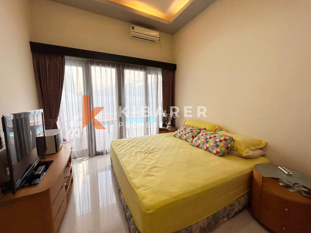 Beautiful Three Bedroom Enclosed Living Room Semi Villa Situated in Kuta