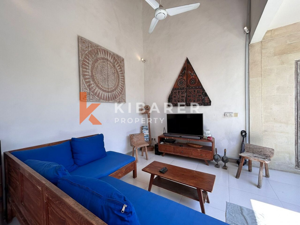 Incroyable villa de deux chambres avec salon ouvert située à Canggu