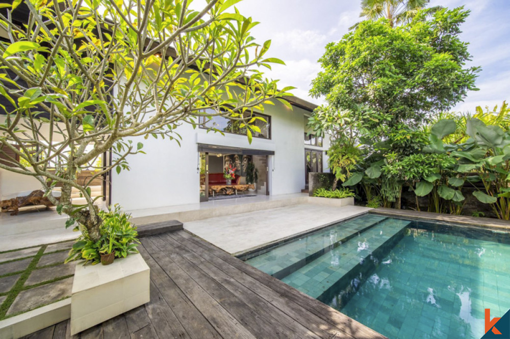 Villa menawan dengan pemandangan sawah di Ubud