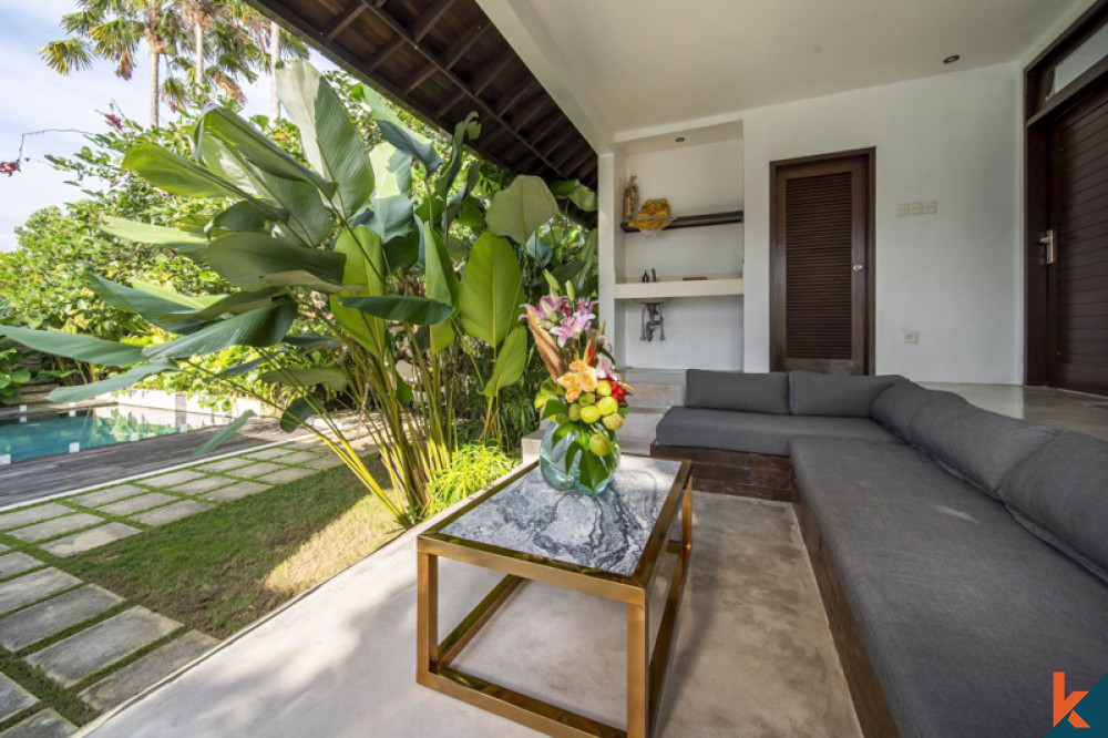 Villa menawan dengan pemandangan sawah di Ubud