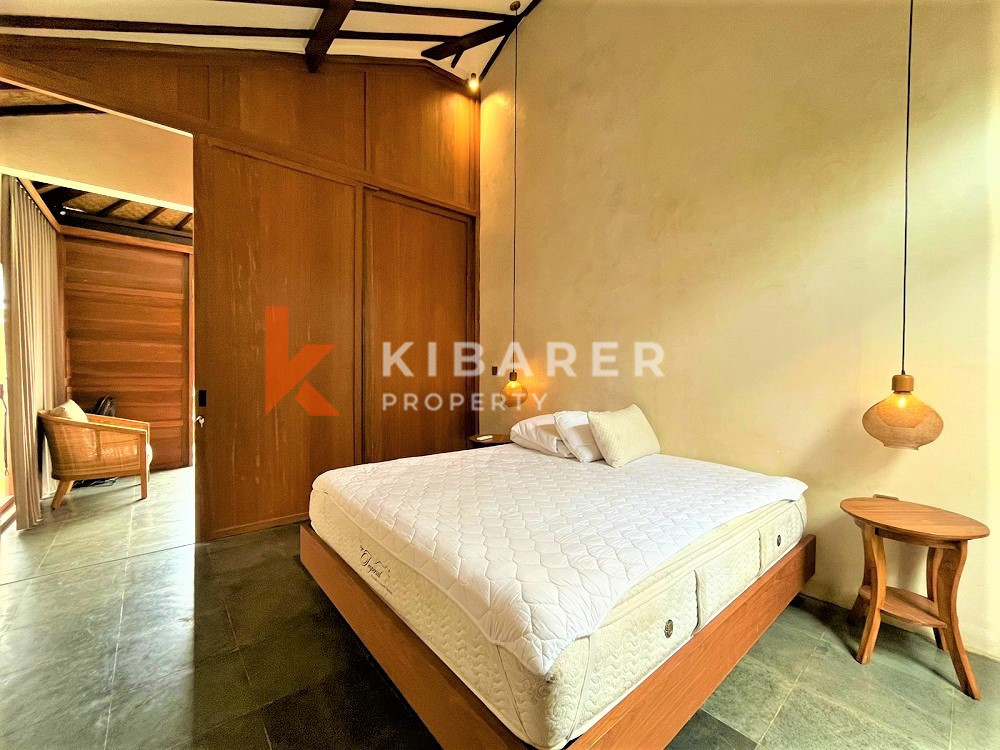 Chick Two Bedrooms Closed Living Villa Located In Canggu