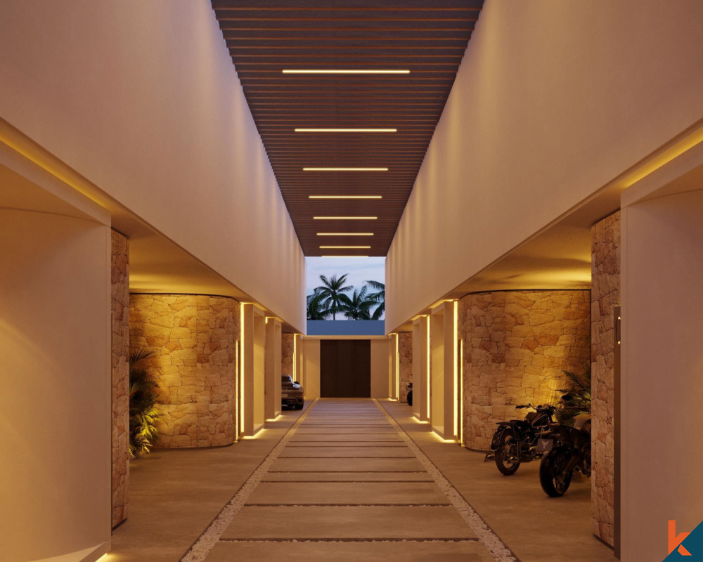 Villa en bail à venir, tendance, avec deux chambres et une terrasse panoramique