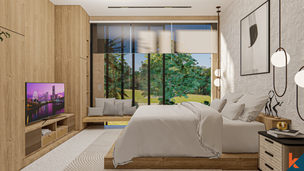 Villa luxueuse de 2 chambres au confort moderne sur plan à Canggu