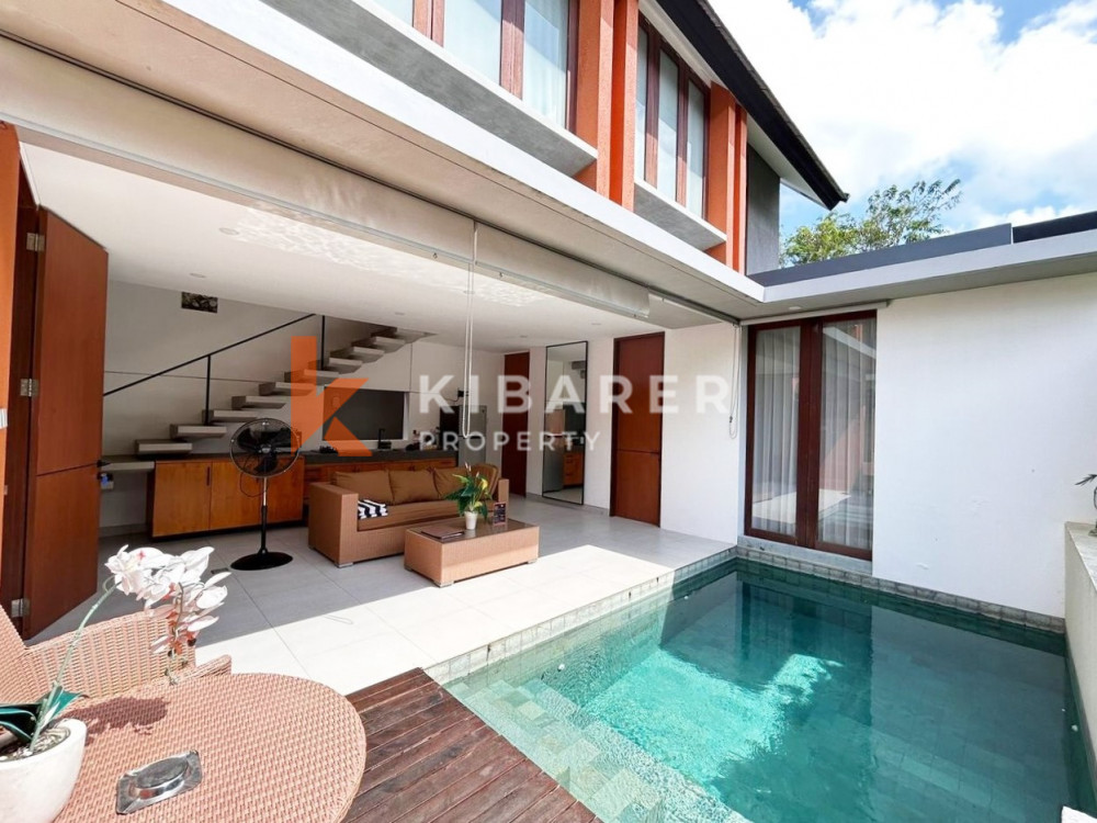 Magnifique Villa Ouverte de Deux Chambres Située à Seminyak