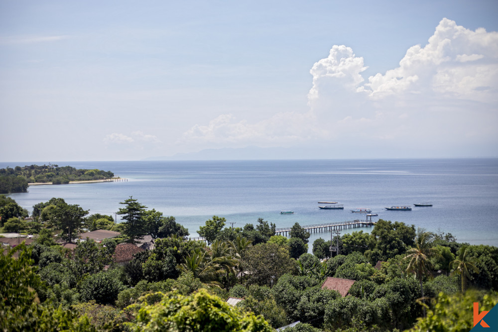 (H7) Terrain exceptionnel en toute propriété à Gili Gede Emplacement à vendre