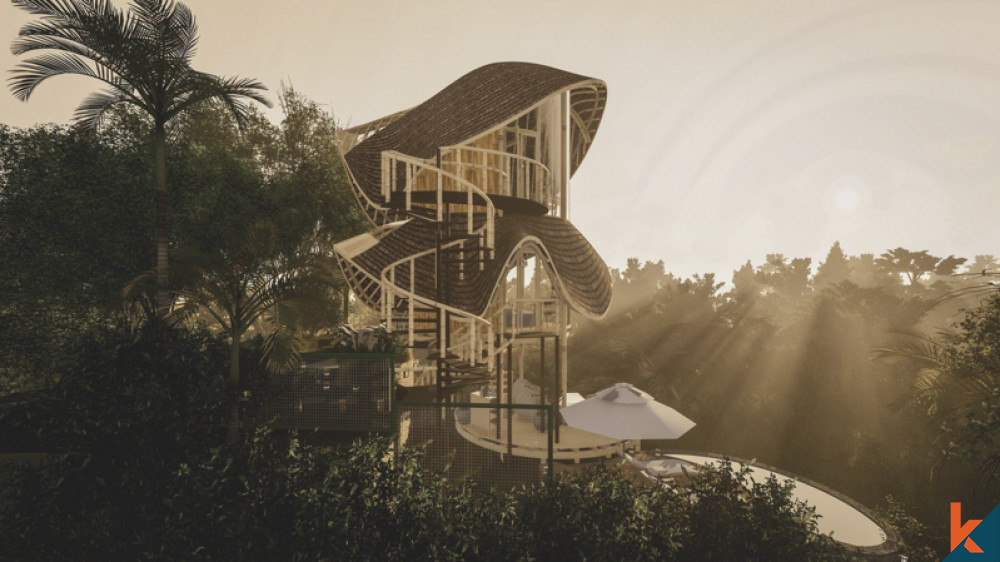 Prochaine villa écologique avec vue sur la rivière à Cepaka
