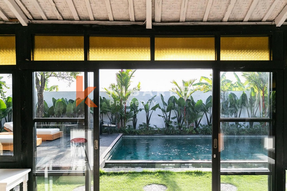 Beautiful Close Style Four Bedrooms Villa In Berawa Canggu