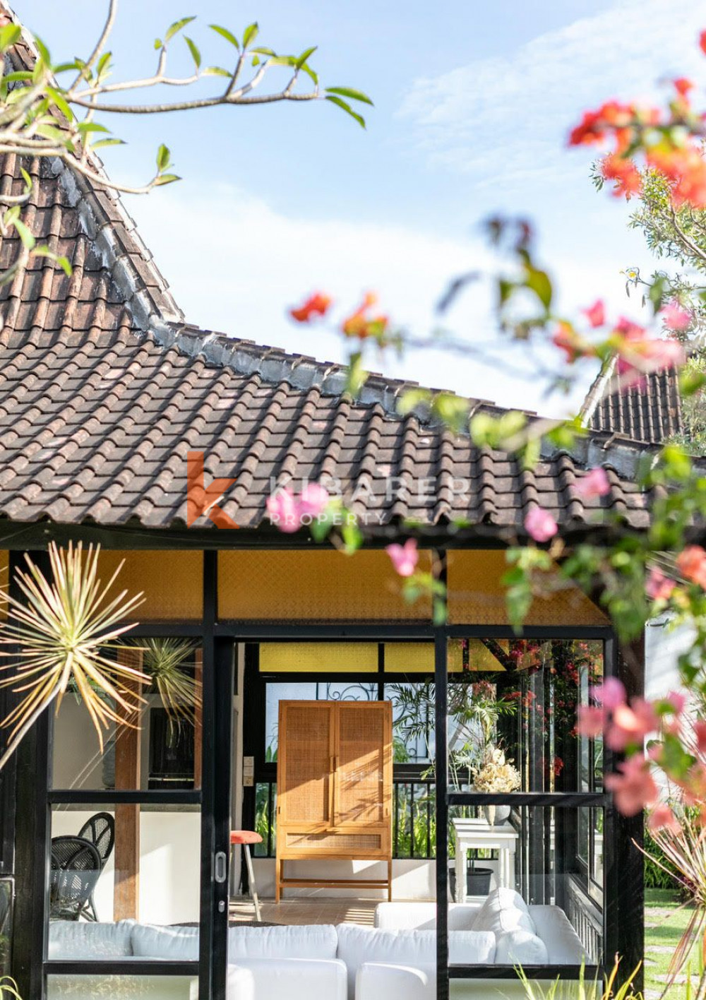 Belle villa de quatre chambres de style proche à Berawa Canggu