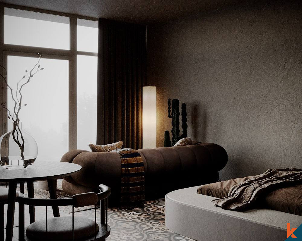 Élégants appartements d'une chambre avec options de design intérieur balinais et marocain