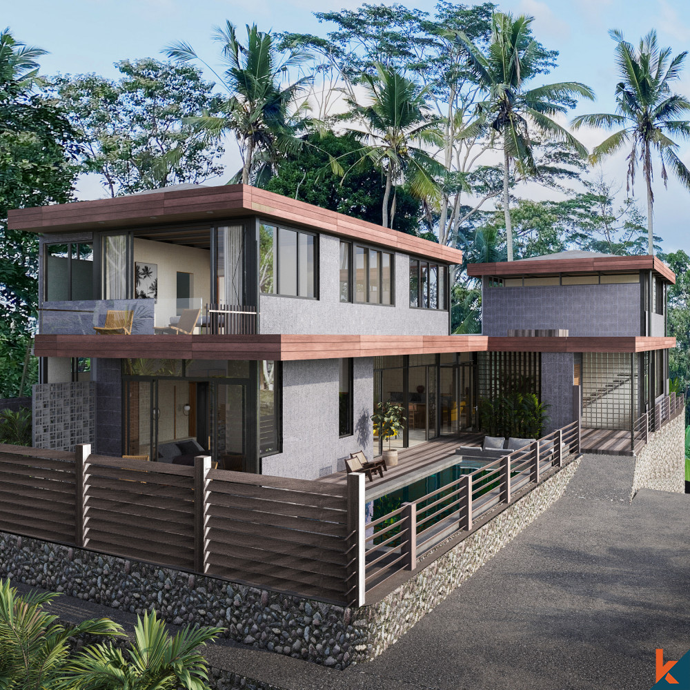 Villa Dua Kamar Tidur yang Akan Datang di Ubud Dijual