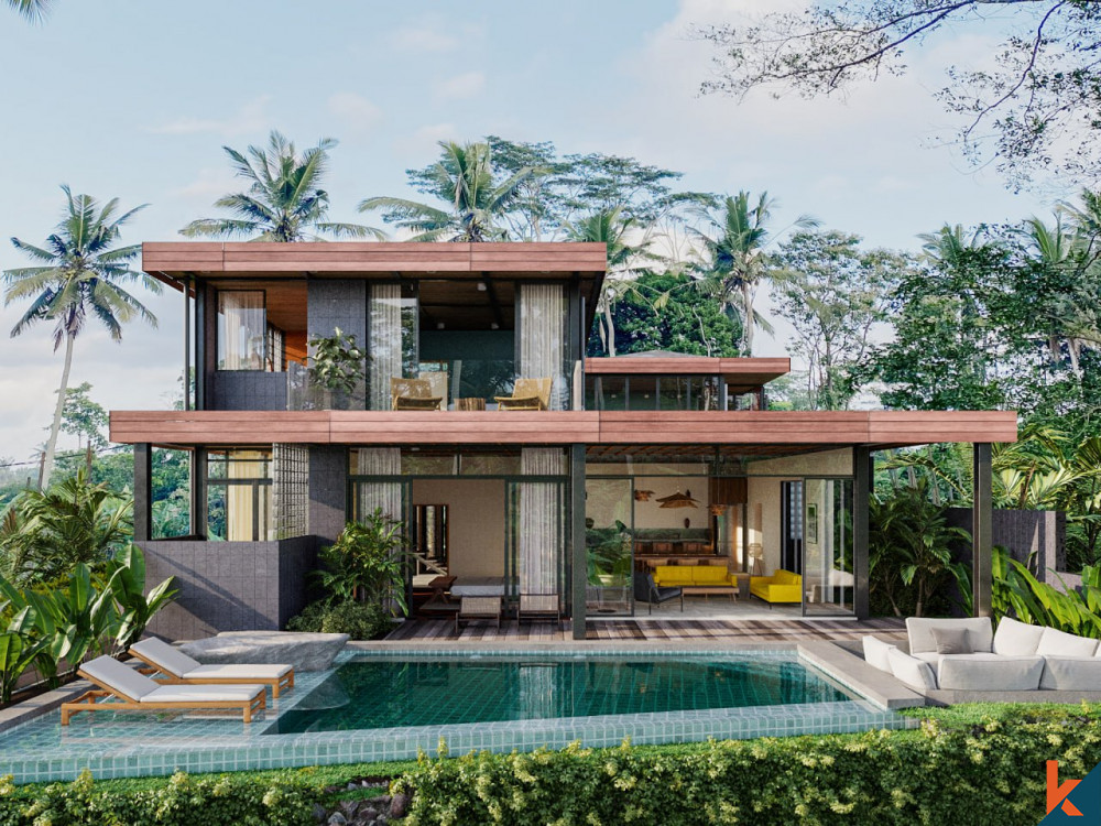 Villa Dua Kamar Tidur yang Akan Datang di Ubud Dijual