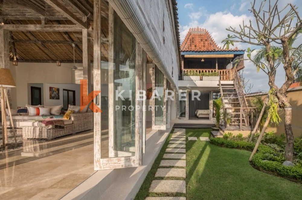 Superbe villa de trois chambres à distance de marche de la plage de Canggu