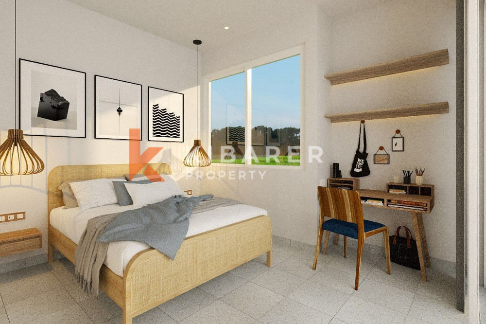 Brand New One Bedroom plus une Villa bien positionnée à Canggu (sera prête en décembre 2023 et minimum 3 ans de location)