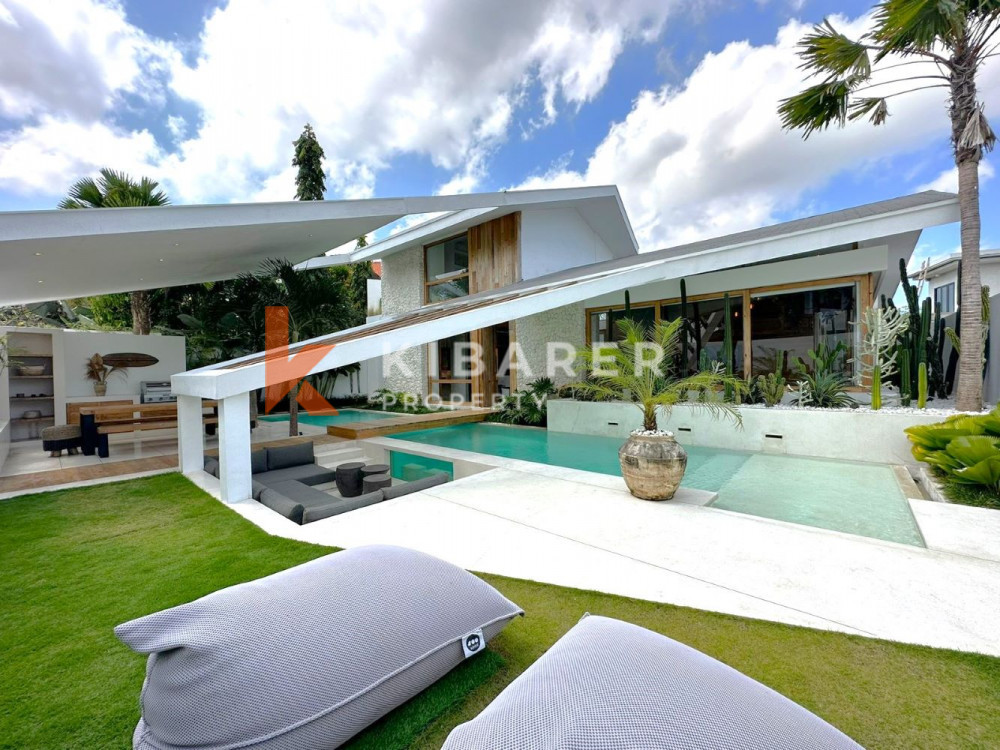 Modern Luxury Four Bedroom Enclosed Living Villa in Canggu (Available 02nd May)