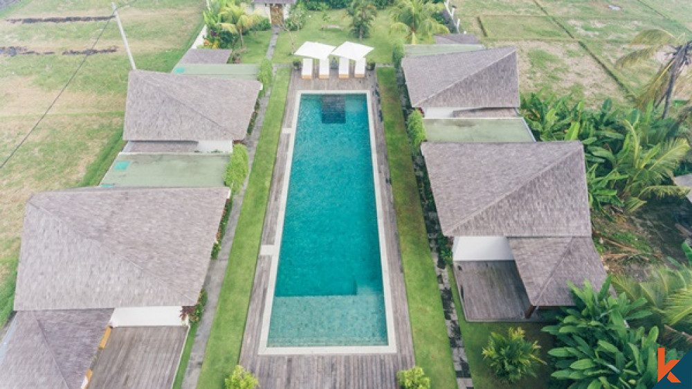 Rare Rice Field View Villa in Pantai Nyanyi for Leasehold