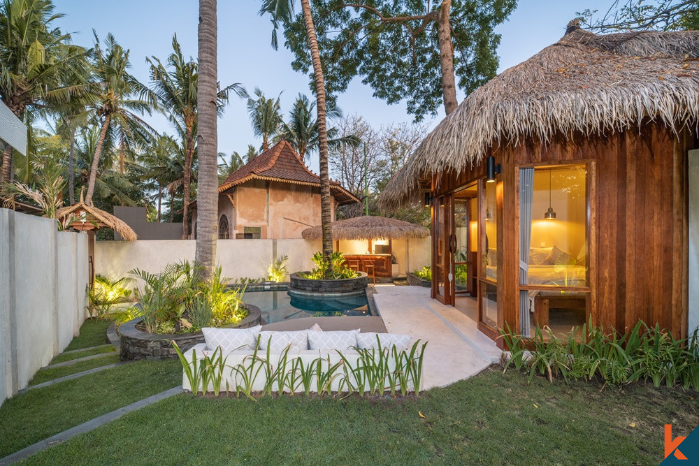 2 unités pour 1 Luxueuse Villa à Gili Air À vendre