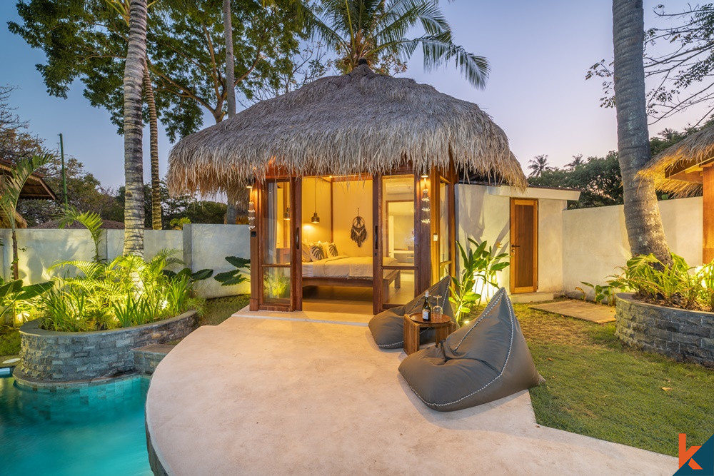 2 unités pour 1 Luxueuse Villa à Gili Air À vendre