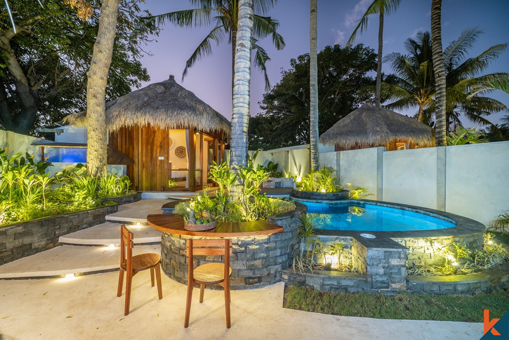 2 unités pour 1 Luxueuse Villa à Gili Air À vendre