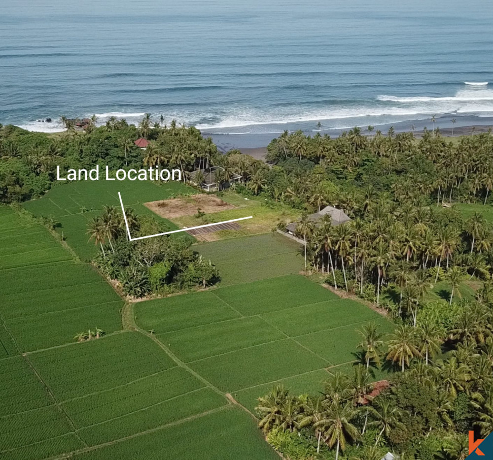 Tanah Tenang di Pinggir Pantai Dijual di Tabanan