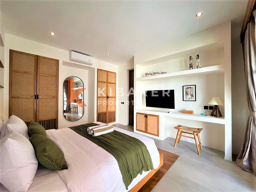 Vila Ruang Tamu Tertutup Tiga Kamar Tidur Desain Menakjubkan Terletak Di Jantung Kota Berawa