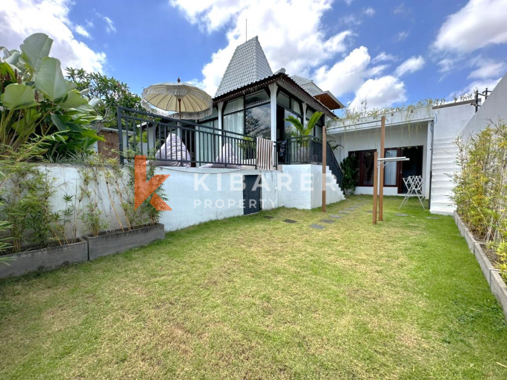 Stunning Four Bedrooms Enclosed Living Villa with Rice Field View in Canggu (available on 25th april)