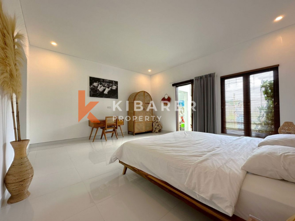 Stunning Four Bedrooms Enclosed Living Villa with Rice Field View in Canggu (available on 25th april)