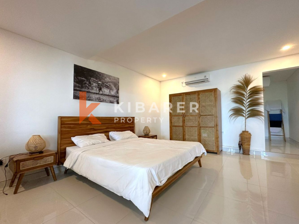 Stunning Four Bedrooms Enclosed Living Villa with Rice Field View in Canggu (available on 25th april)