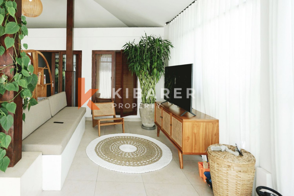 Stunning Four Bedrooms Enclosed Living Villa with Rice Field View in Canggu (available on 25th april)