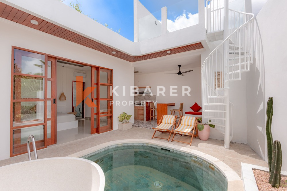 Belle villa d'une chambre avec salon ouvert située à Canggu