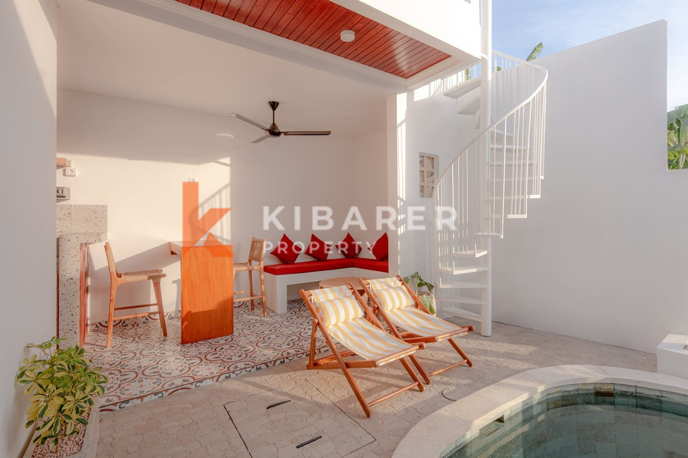 Belle villa d'une chambre avec salon ouvert située à Canggu