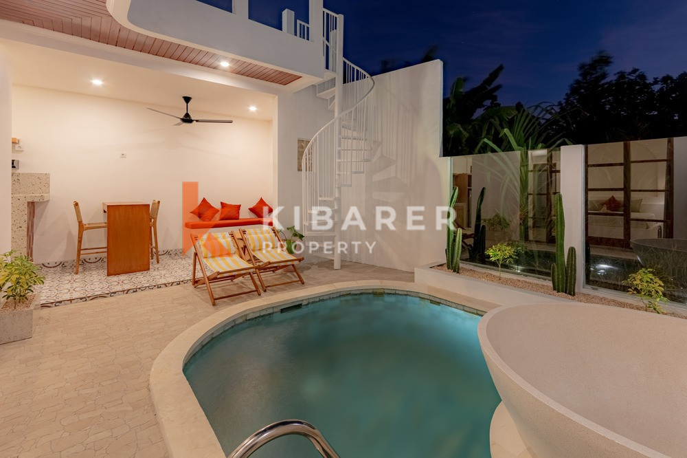 Belle villa d'une chambre avec salon ouvert située à Canggu