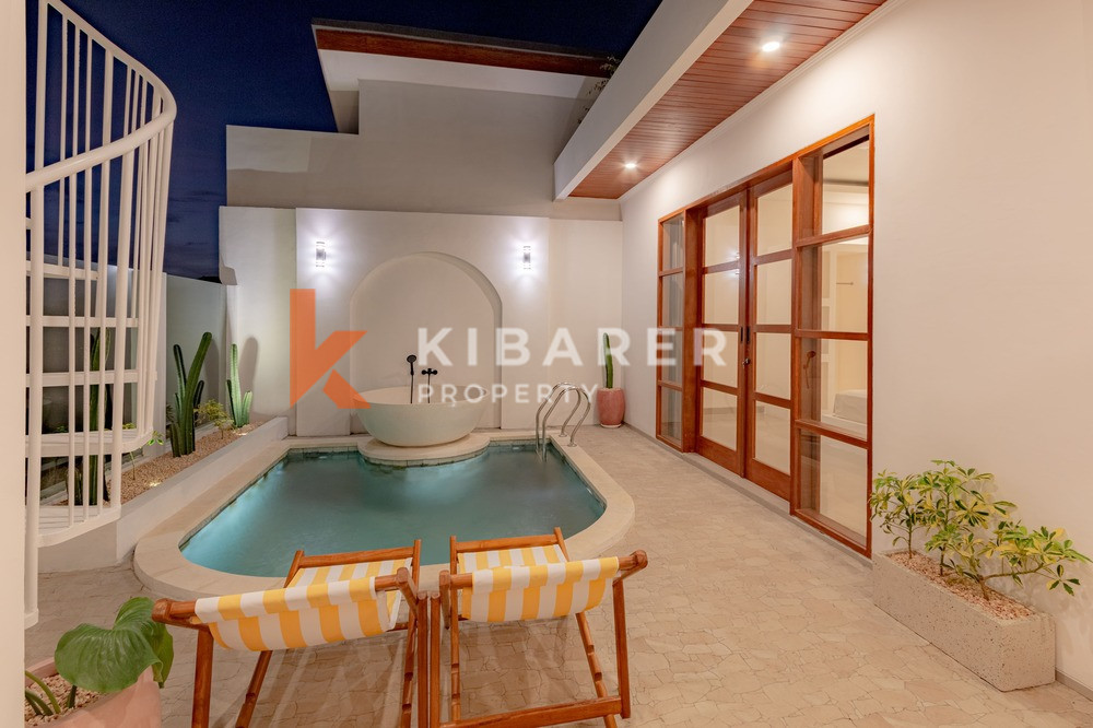 Belle villa d'une chambre avec salon ouvert située à Canggu