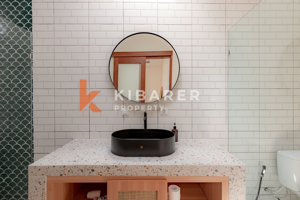 Belle villa d'une chambre avec salon ouvert située à Canggu